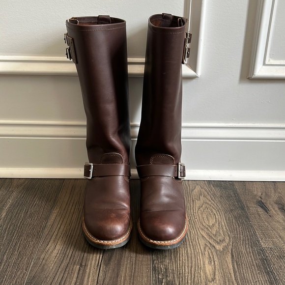 Red Wing Shoes W's 6 B Tall Engineer Boots 3352 - Picture 1 of 7